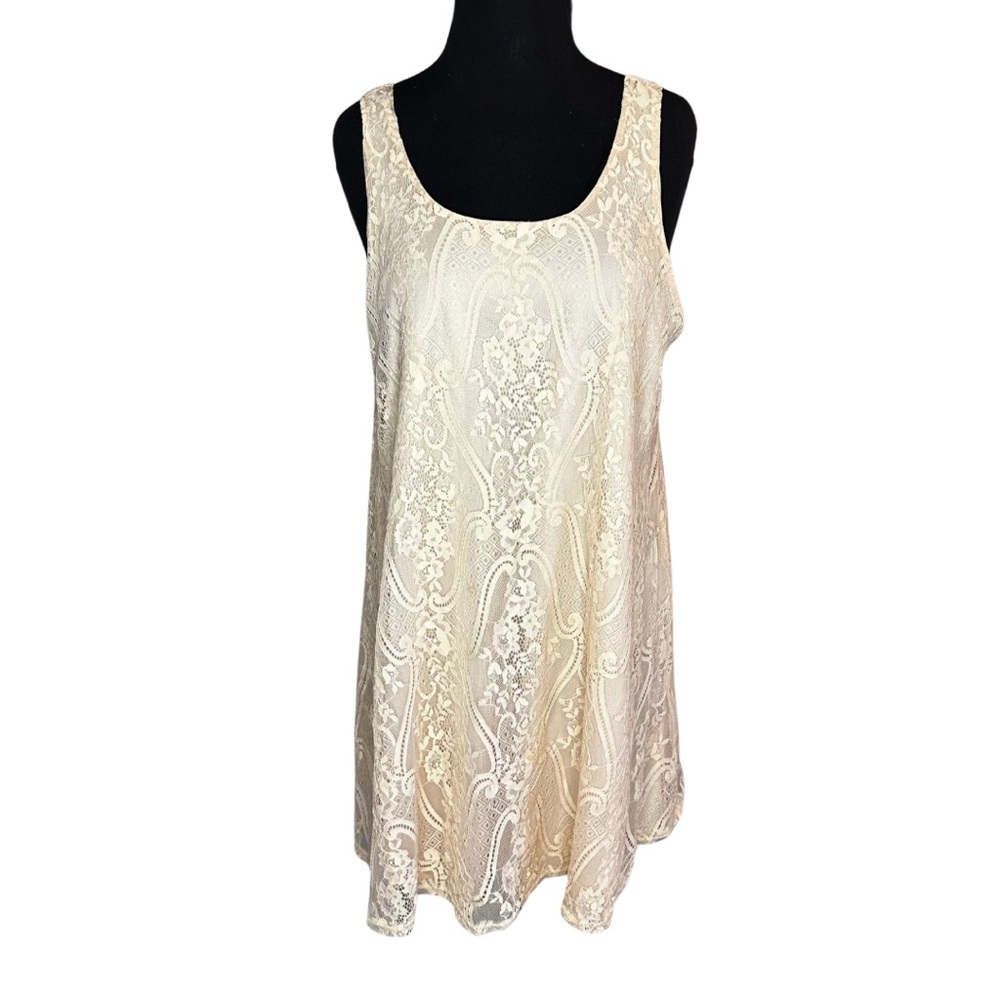 Soprano Blush Pink Lace Dress | Large